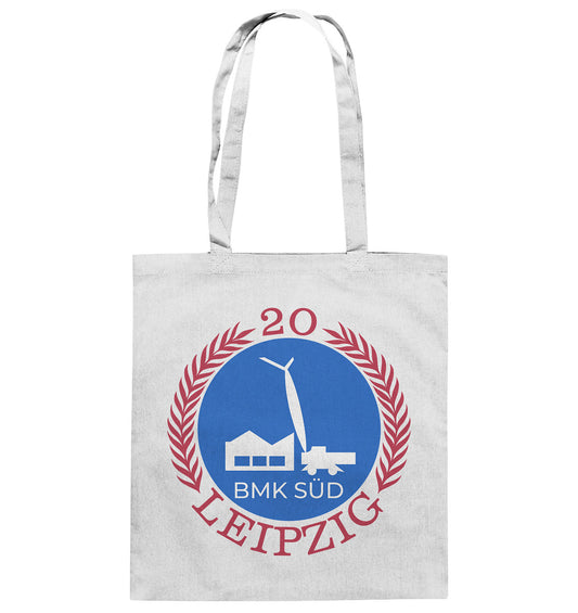 DDR Ostalgie Baumwolltasche • BAU- UND MONTAGEKOMBINAT LEIPZIG