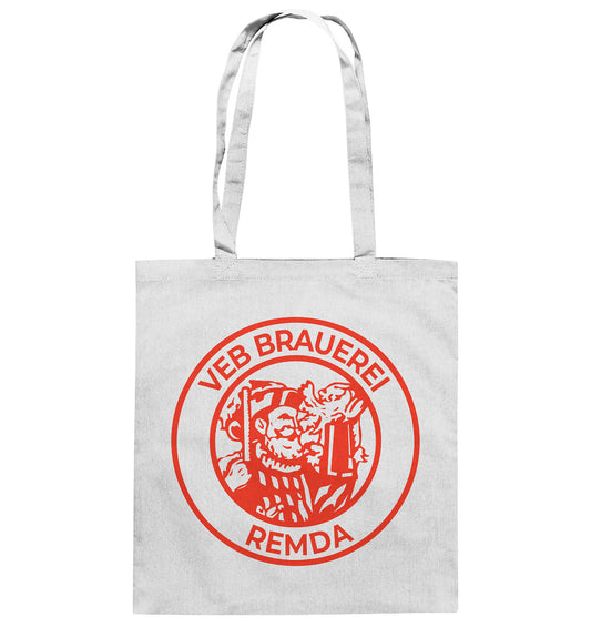 DDR Ostalgie Baumwolltasche • VEB BRAUEREI REMDA