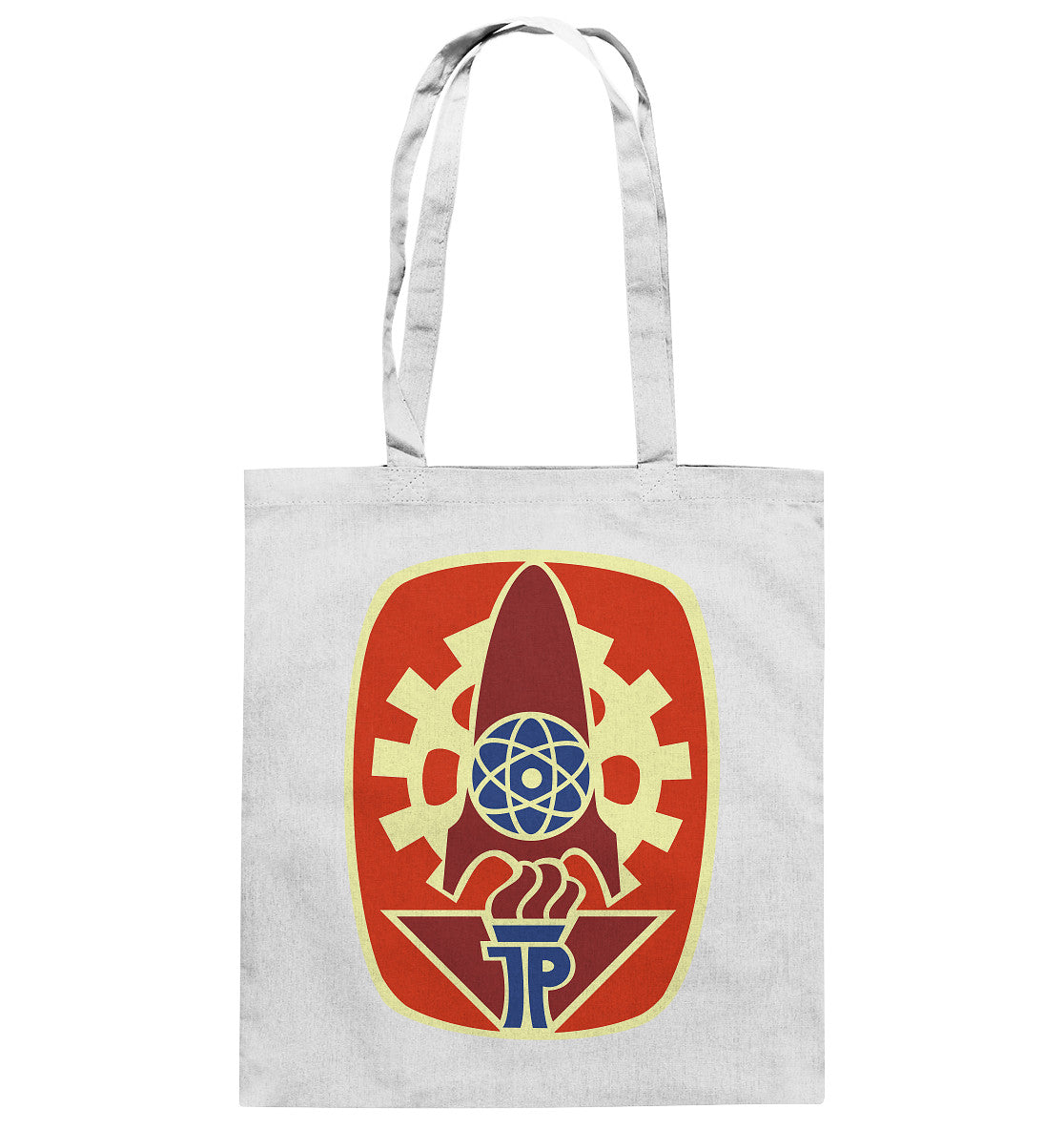 DDR Ostalgie Baumwolltasche • PIONIERABZEICHEN JUNGE TECHNIKER