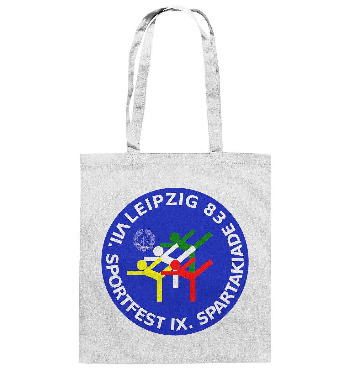 DDR Ostalgie Baumwolltasche • SPARTAKIADE LEIPZIG