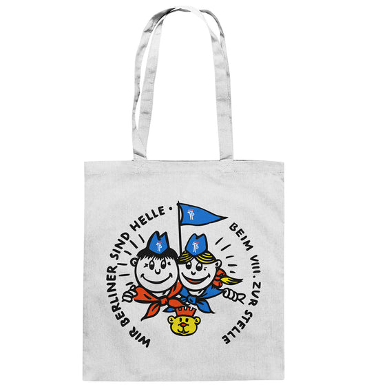 DDR Ostalgie Baumwolltasche • 8. PIONIERTREFFEN BERLIN