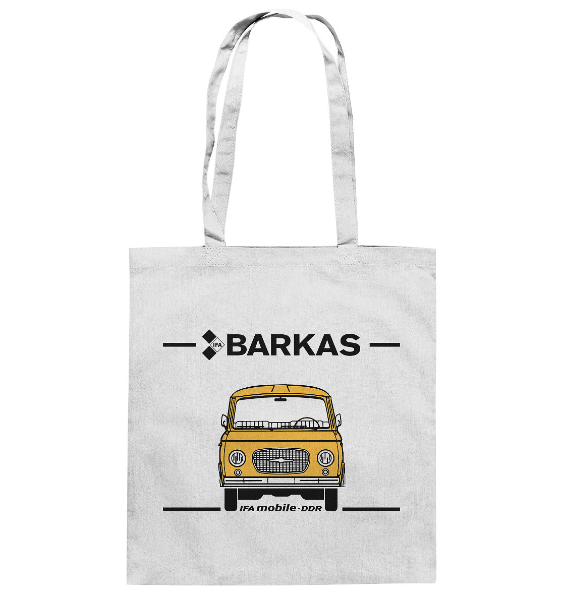 DDR Ostalgie Baumwolltasche • IFA BARKAS