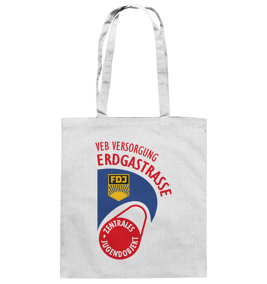 DDR Ostalgie Baumwolltasche • ERDGASTRASSE