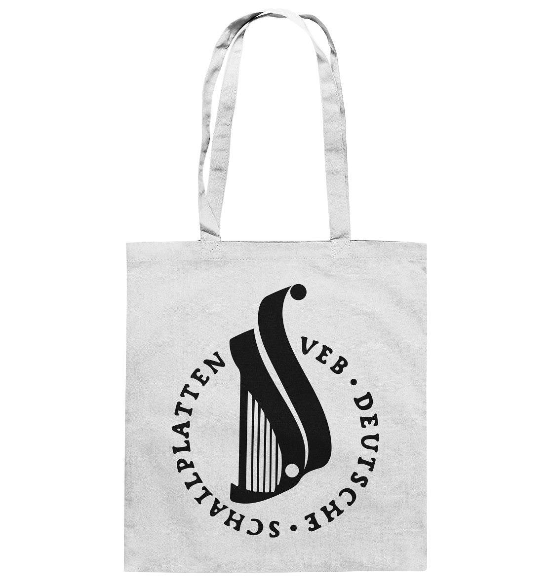 DDR Ostalgie Baumwolltasche • DEUTSCHE SCHALLPLATTEN