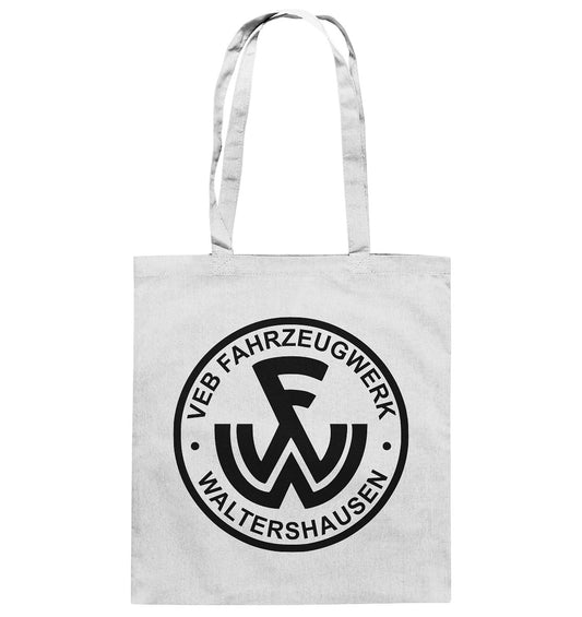 DDR Ostalgie Baumwolltasche • VEB FAHRZEUGWERK WALTERSHAUSEN - hell