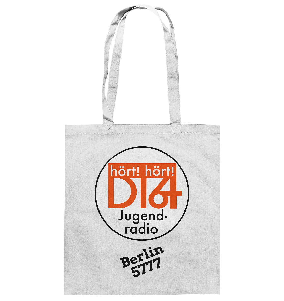 DDR Ostalgie Baumwolltasche • HÖRT HÖRT! DT64