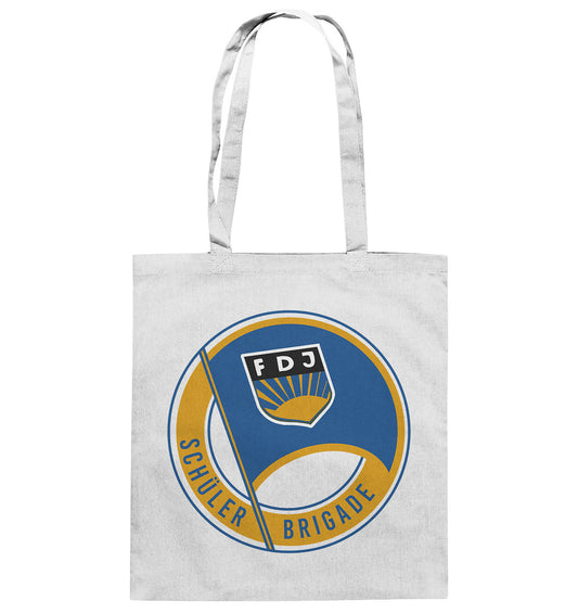 DDR Ostalgie Baumwolltasche • FDJ SCHÜLERBRIGADE