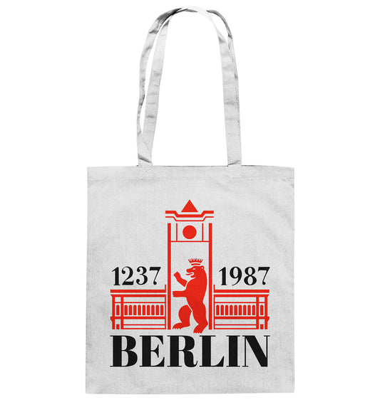 DDR Ostalgie Baumwolltasche • BERLIN 1237-1987