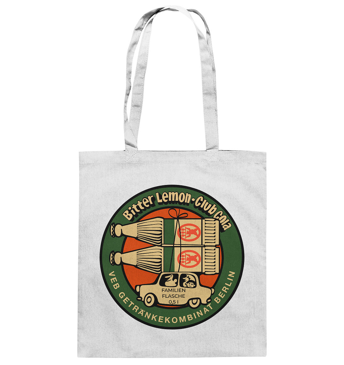 DDR Ostalgie Baumwolltasche • BITTER LEMON CLUB COLA