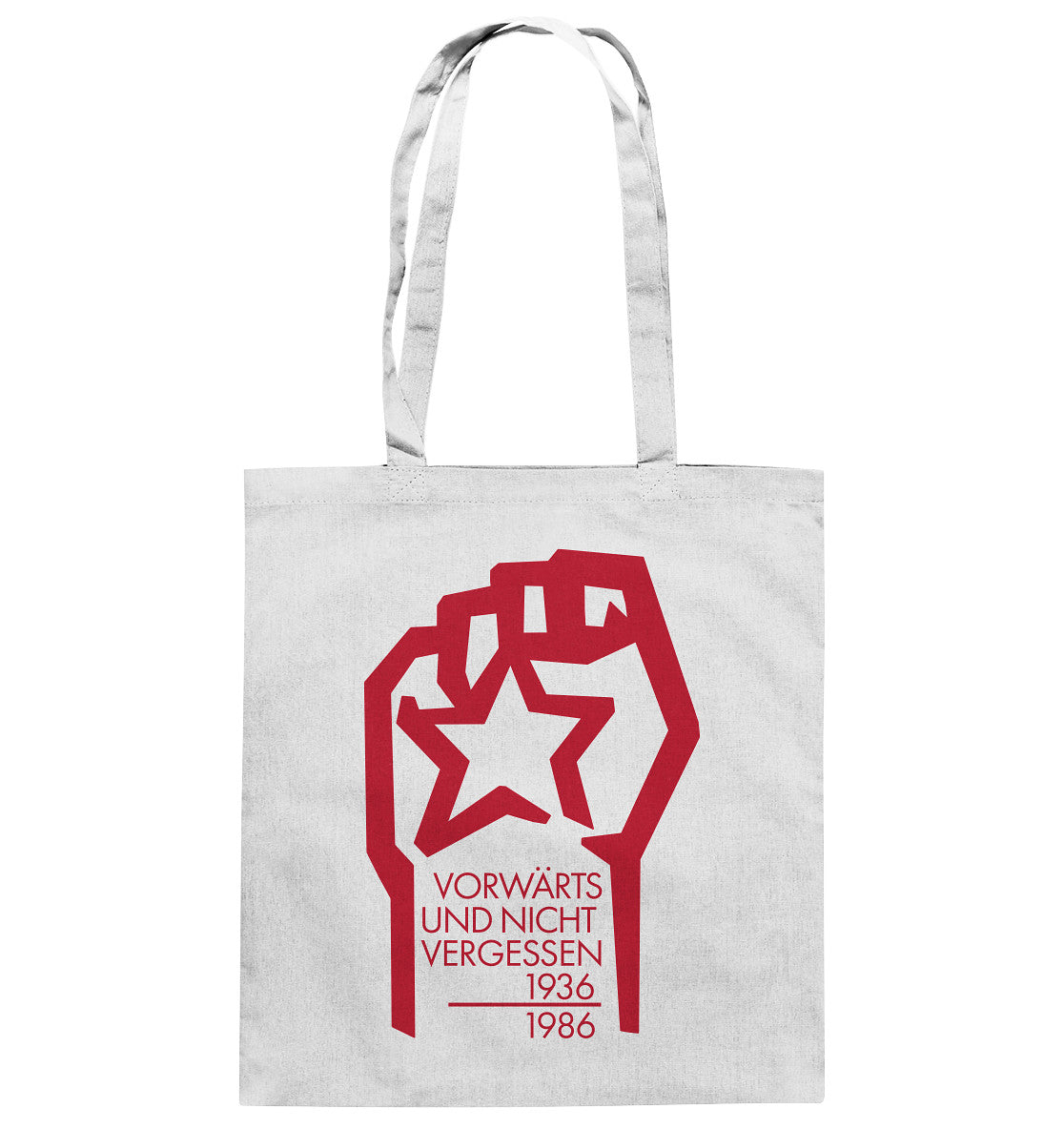 DDR Ostalgie Baumwolltasche • 1936-1986 SPANISCHER BÜRGERKRIEG