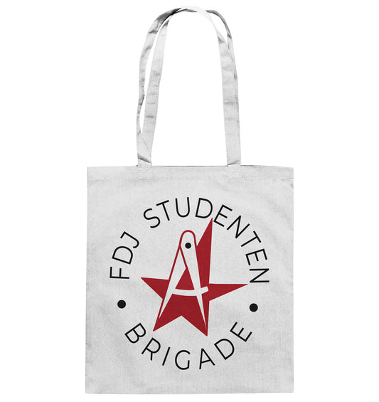 DDR Ostalgie Baumwolltasche •  FDJ STUDENTENBRIGADE