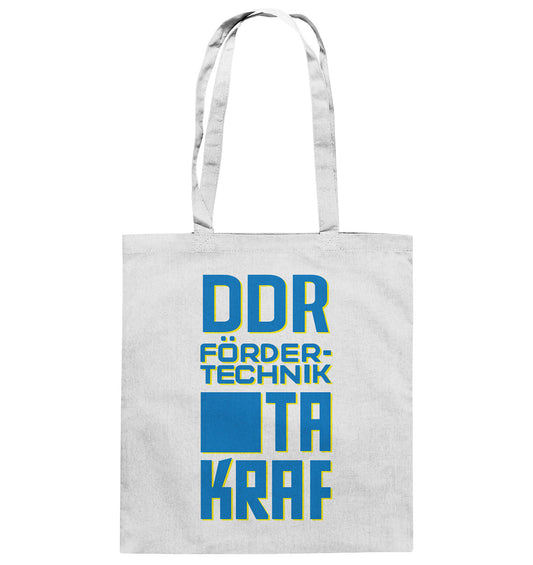 DDR Ostalgie Baumwolltasche • DDR FÖRDERTECHNIK TAKRAF