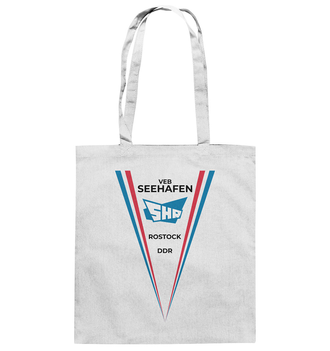 DDR Ostalgie Baumwolltasche • VEB SEEHAFEN ROSTOCK