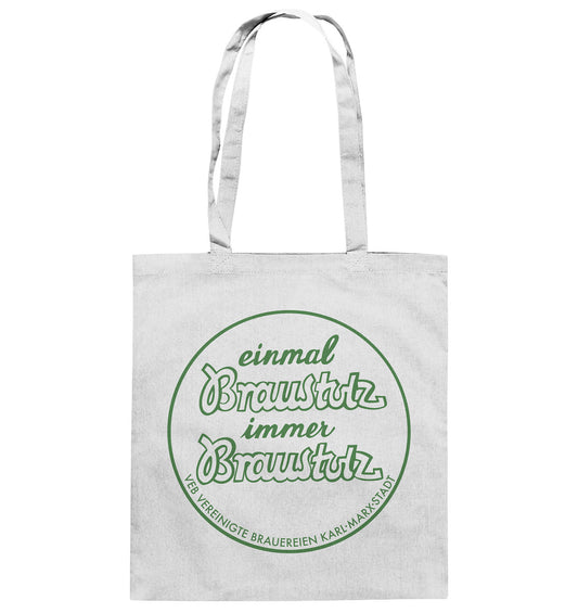 DDR Ostalgie Baumwolltasche •  BRAUSTOLZ - VEB VEREINIGTE BRAUEREIEN