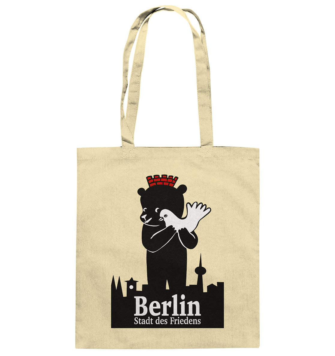 DDR Ostalgie Baumwolltasche • BERLIN - STADT DES FRIEDENS - PLAKAT 1984