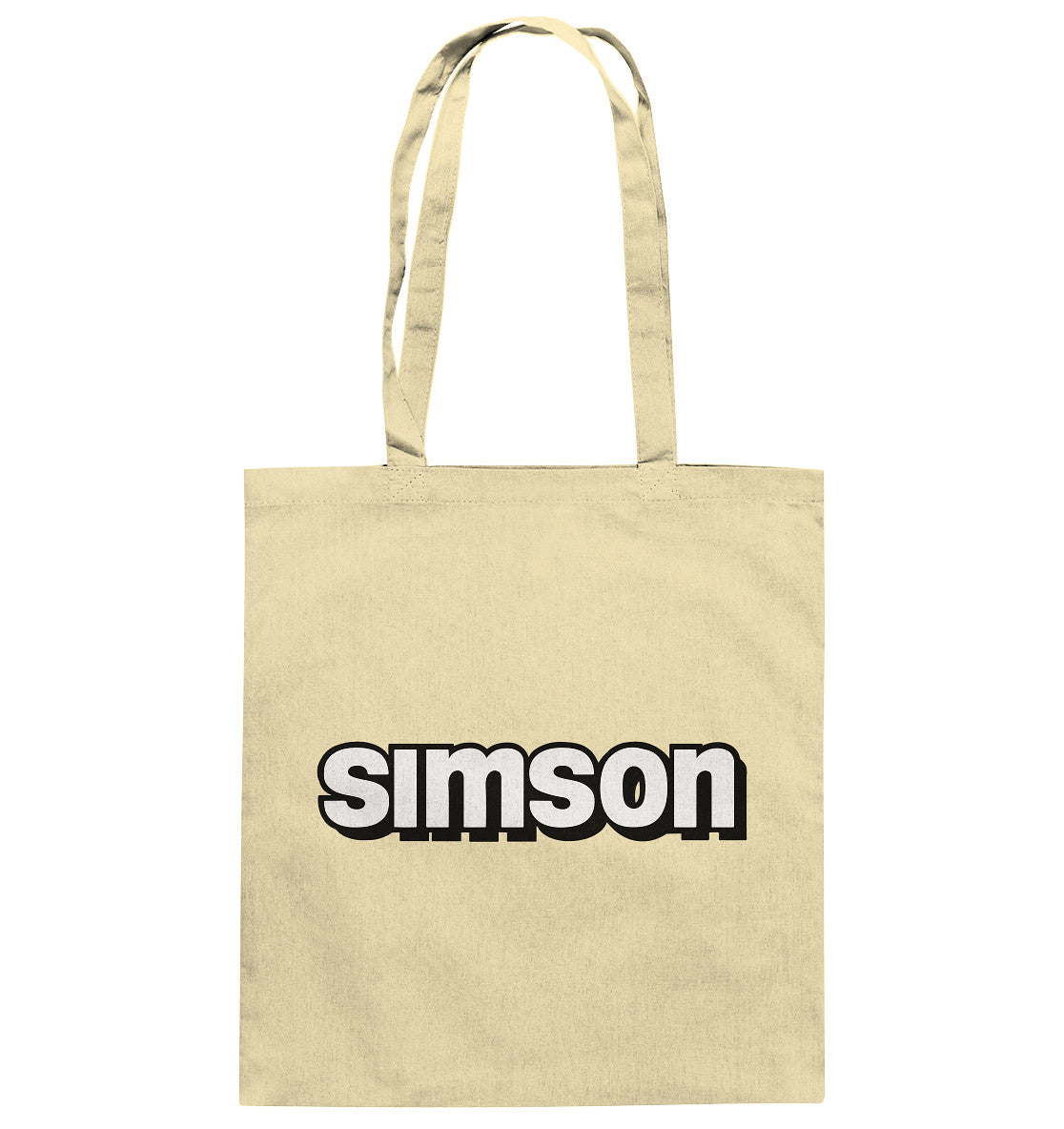 DDR Ostalgie Baumwolltasche • SIMSON - SCHRIFTZUG