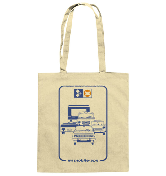 DDR Ostalgie Baumwolltasche • VEB IFA-KOMBINAT PKW KARL-MARX-STADT