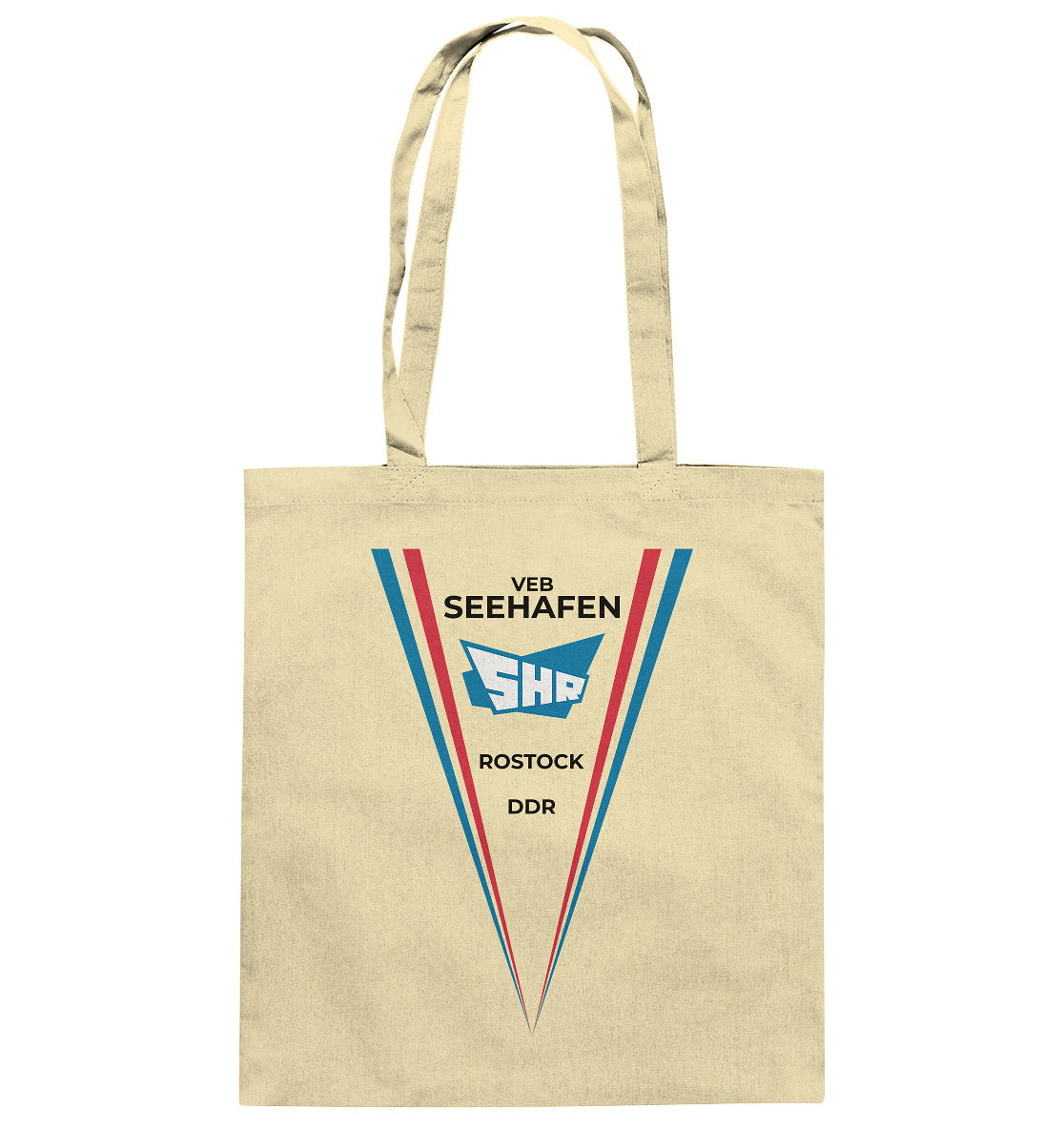 DDR Ostalgie Baumwolltasche • VEB SEEHAFEN ROSTOCK