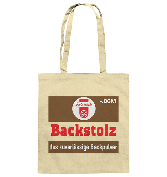 DDR Ostalgie Baumwolltasche • BACKSTOLZ BACKPULVER