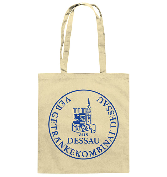DDR Ostalgie Baumwolltasche • VEB GETRÄNKEKOMBINAT DESSAU BIERE