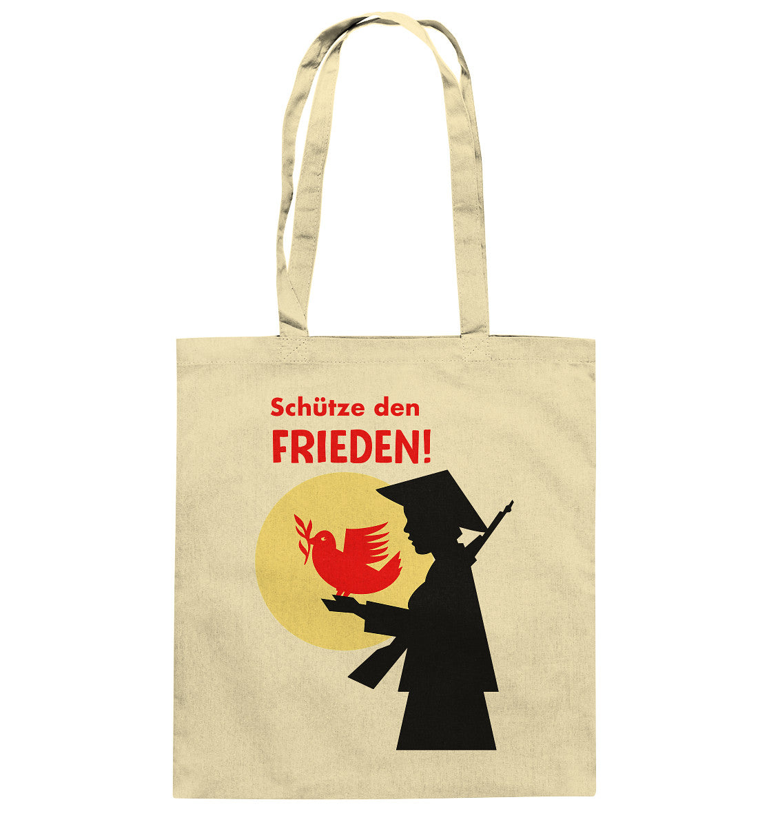 DDR Ostalgie Baumwolltasche • SCHÜTZE DEN FRIEDEN! SOLIDARITÄT MIT VIETNAM
