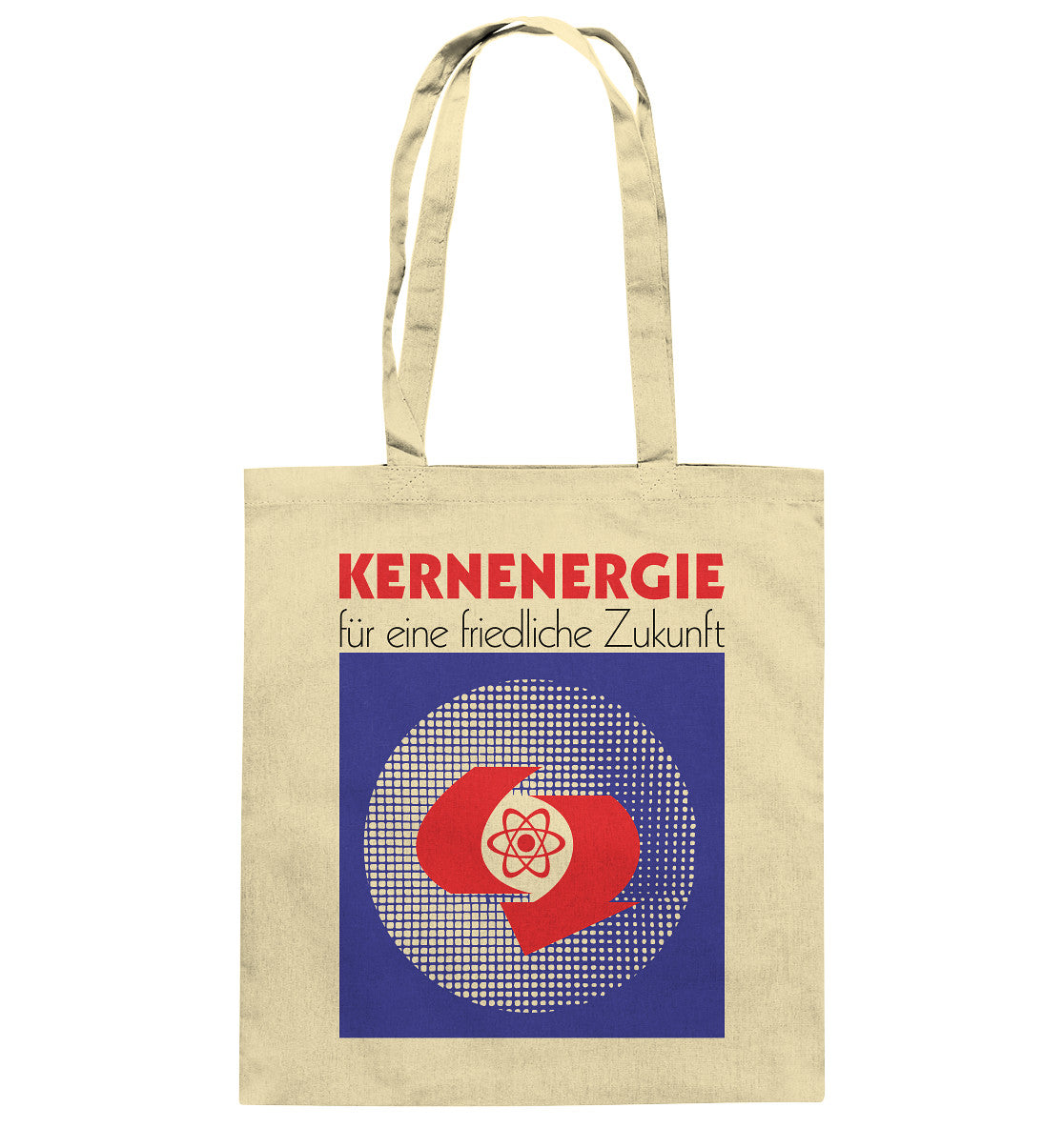 DDR Ostalgie Baumwolltasche • DDR - KERNENERGIE