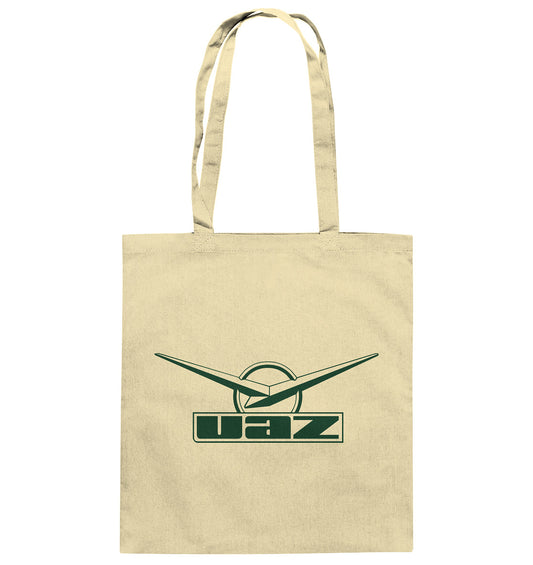 DDR Ostalgie Baumwolltasche • UAZ BUCHANKA - hell