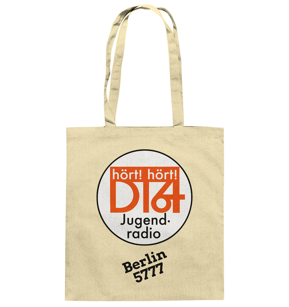 DDR Ostalgie Baumwolltasche • HÖRT HÖRT! DT64