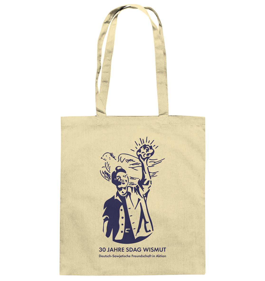 DDR Ostalgie Baumwolltasche • 30 JAHRE SDAG WISMUT