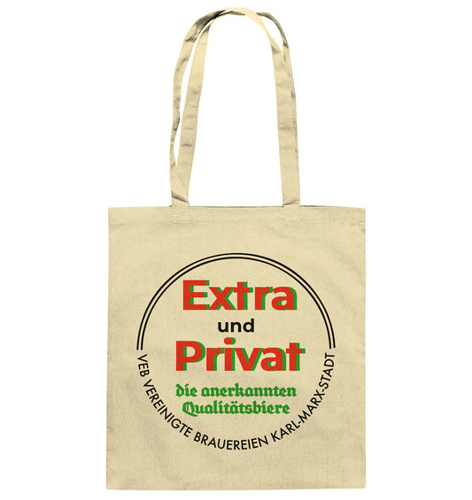 DDR Ostalgie Baumwolltasche • VEB BRAUEREIEN KARL-MARX-STADT