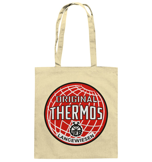 DDR Ostalgie Baumwolltasche • VEB THERMOS LANGEWIESEN