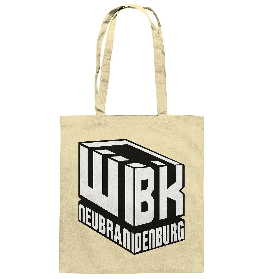 DDR Ostalgie Baumwolltasche • WOHNUNGSBAUGESELLSCHAFT NEUBRANDENBURG