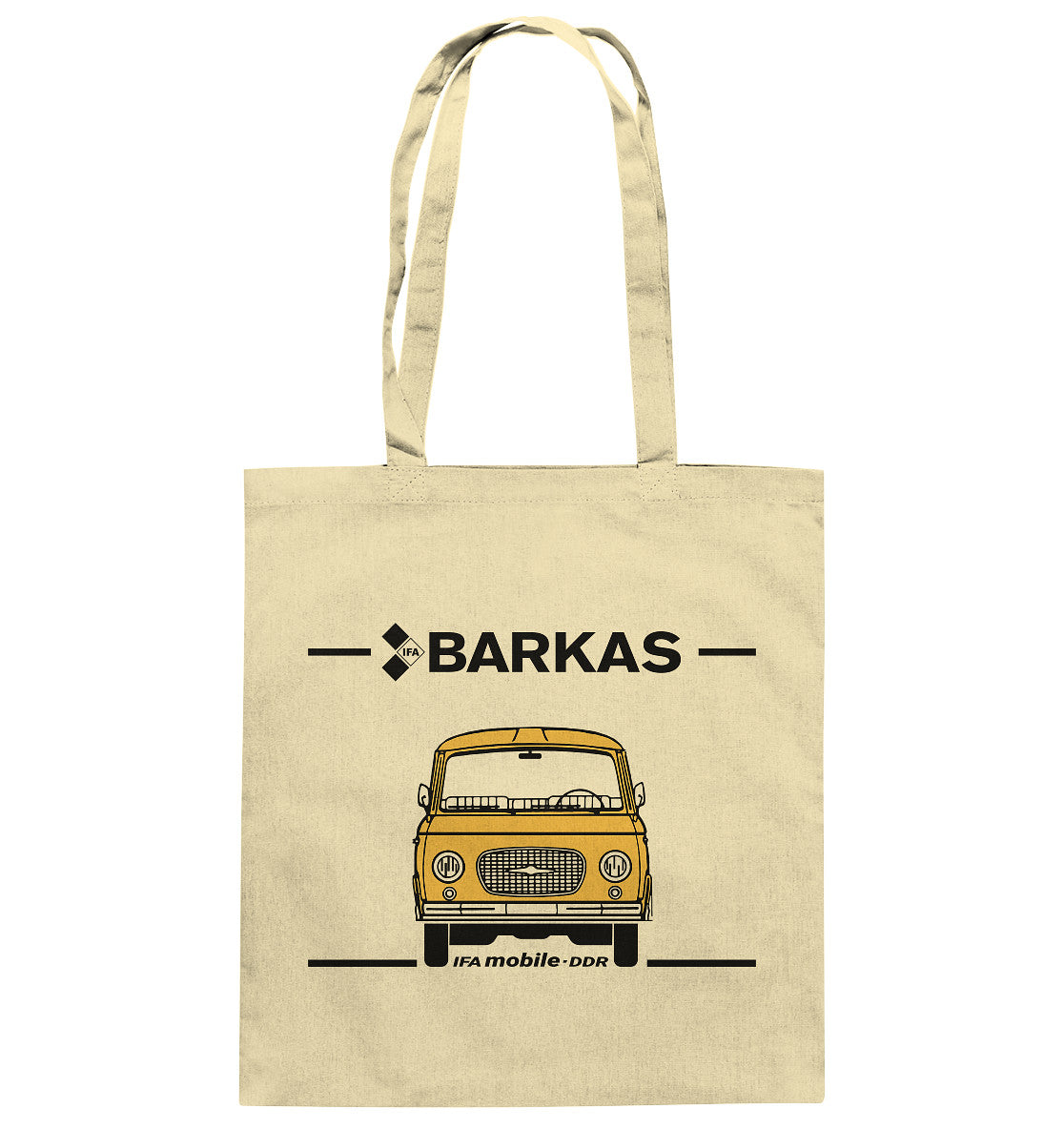 DDR Ostalgie Baumwolltasche • IFA BARKAS
