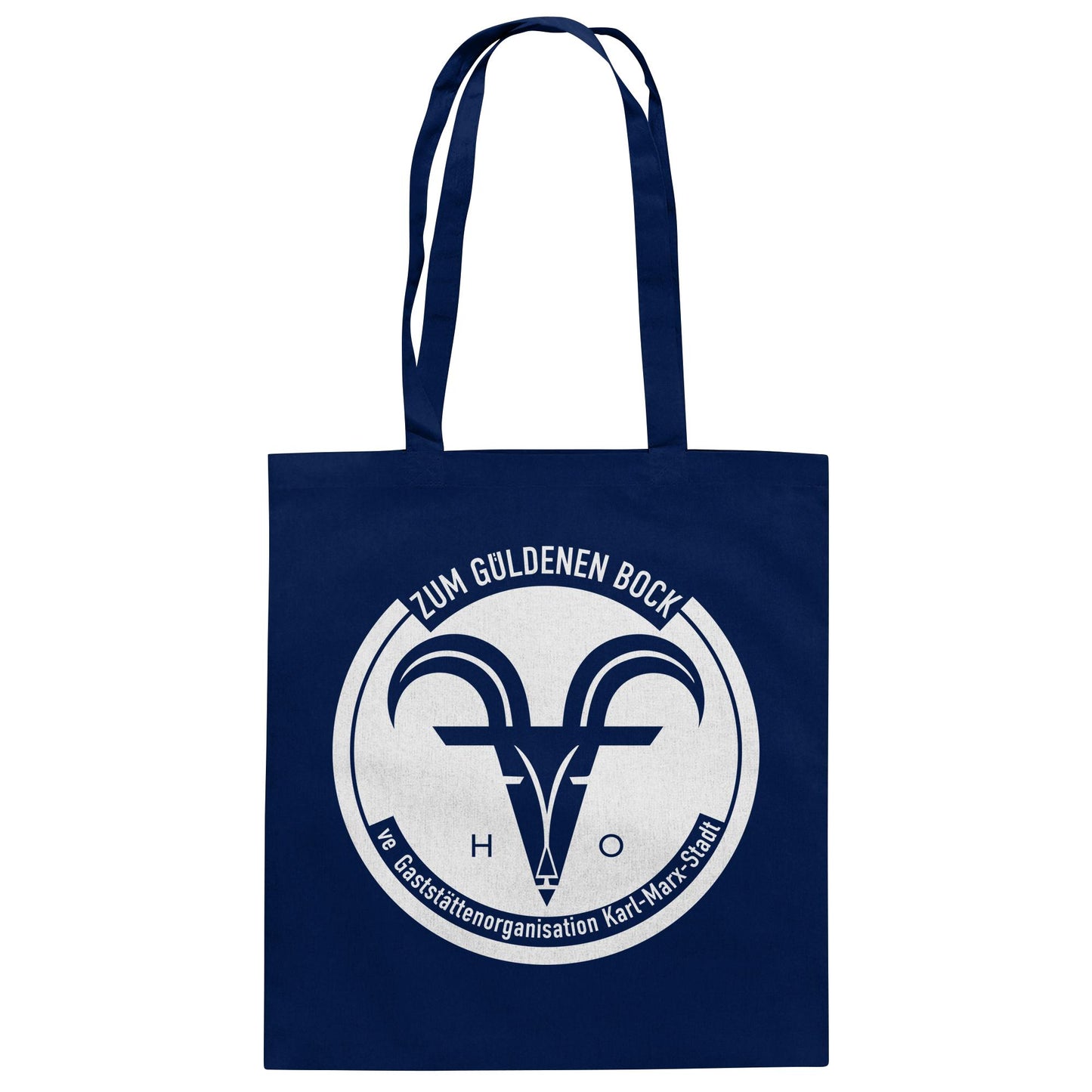 DDR Ostalgie Baumwolltasche • ZUM GÜLDENEN BOCK - VE GASTSTÄTTEN KARL-MARX-STADT