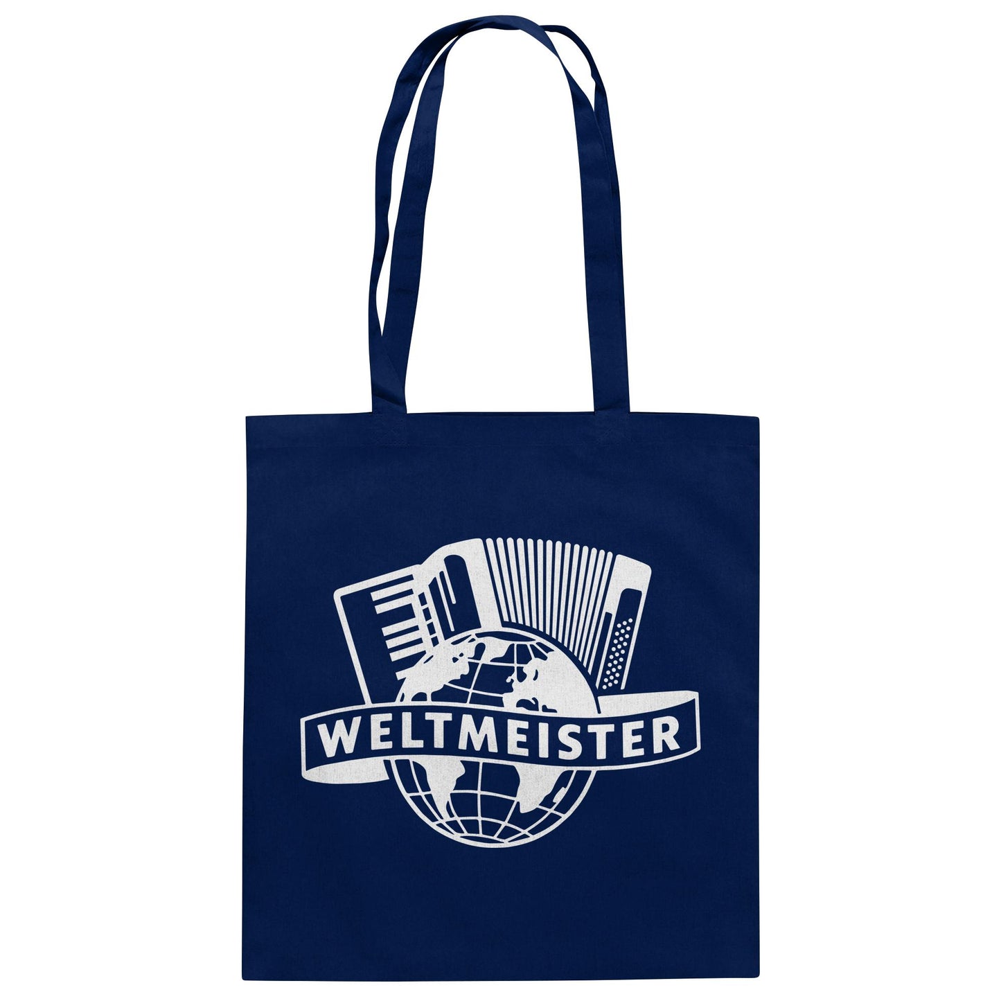 DDR Ostalgie Baumwolltasche • WELTMEISTER AKKORDEON KLINGENTHAL