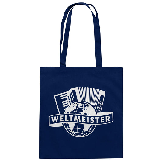 DDR Ostalgie Baumwolltasche • WELTMEISTER AKKORDEON KLINGENTHAL
