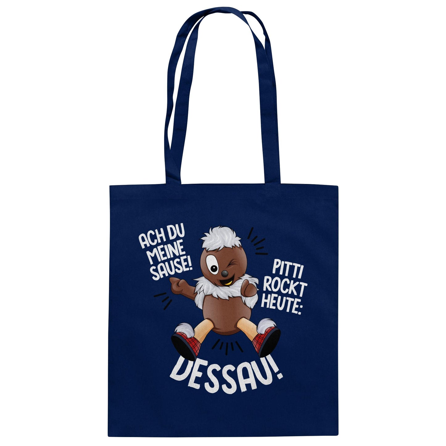 Pitti Stadt Nicki (Baumwolltasche) • PITTI ROCKT HEUTE DESSAU!