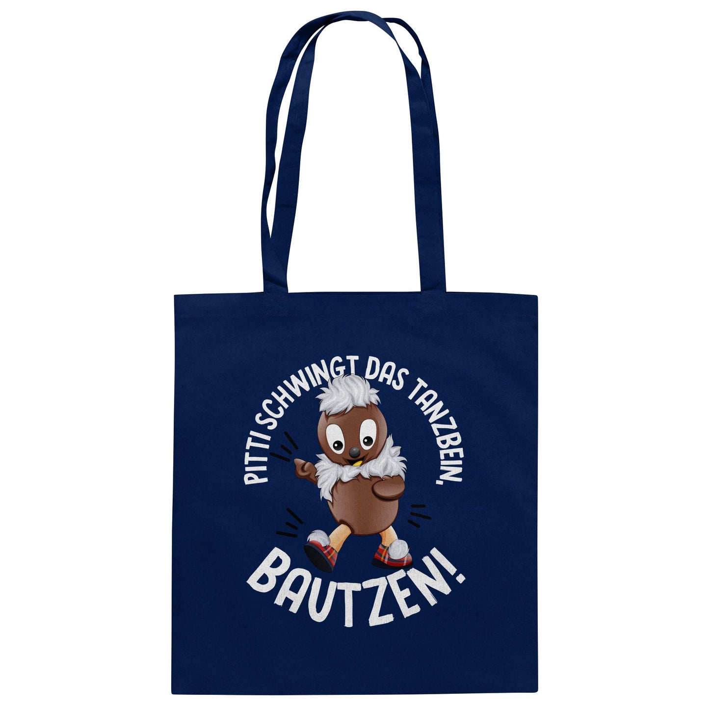 Pitti Stadt Nicki (Baumwolltasche) • PITTI SCHWINGT DAS TANZBEIN, BAUTZEN!