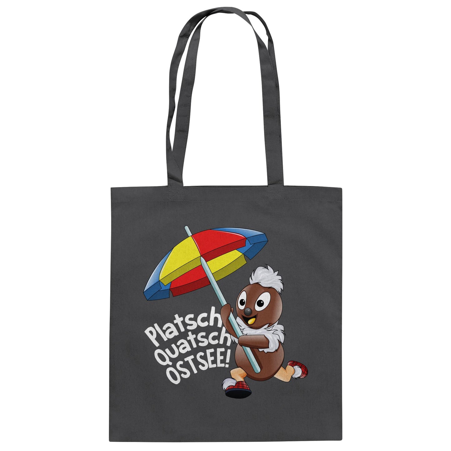 Pitti Stadt Nicki (Baumwolltasche) • PLATSCH QUATSCH OSTSEE!