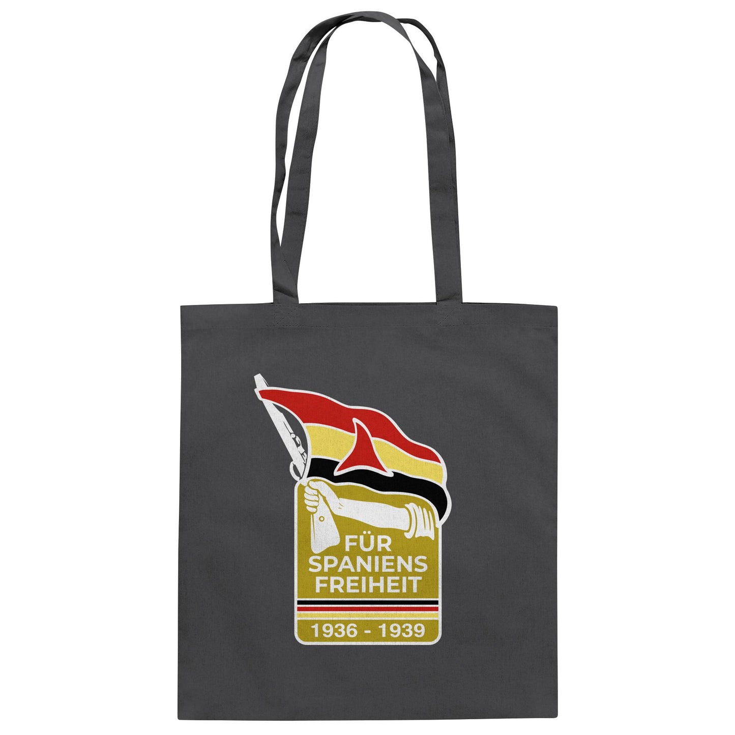 DDR Ostalgie Baumwolltasche • FÜR SPANIENS FREIHEIT - ABZEICHEN SPANIENKÄMPFER