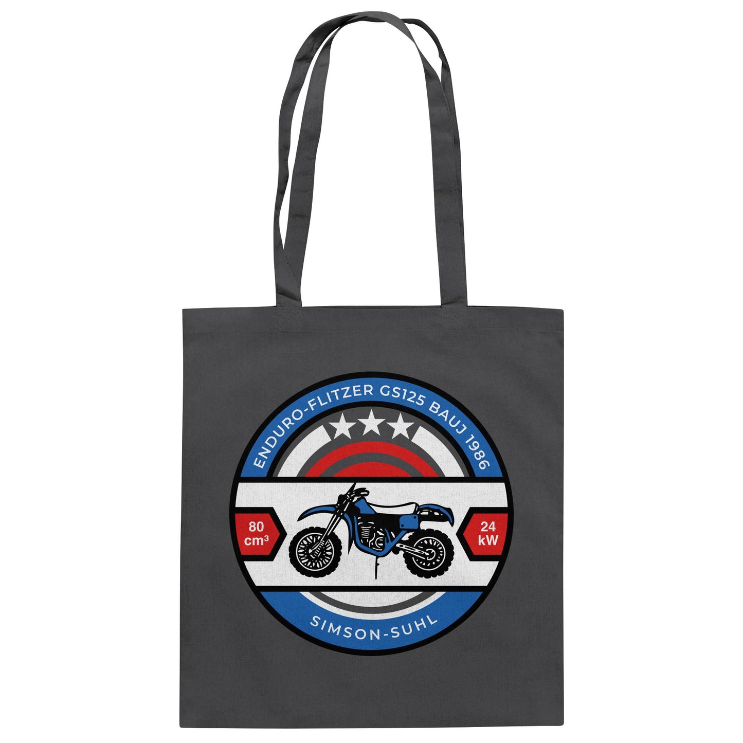 DDR Ostalgie Baumwolltasche • SIMSON ENDURO GS125 - ORIGINAL BIERDECKEL