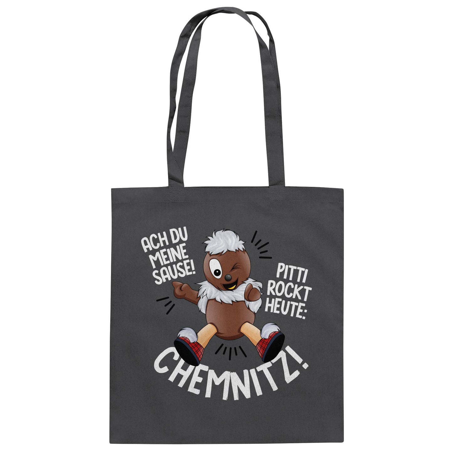 Pitti Stadt Nicki (Baumwolltasche) • PITTI ROCKT HEUTE CHEMNITZ!