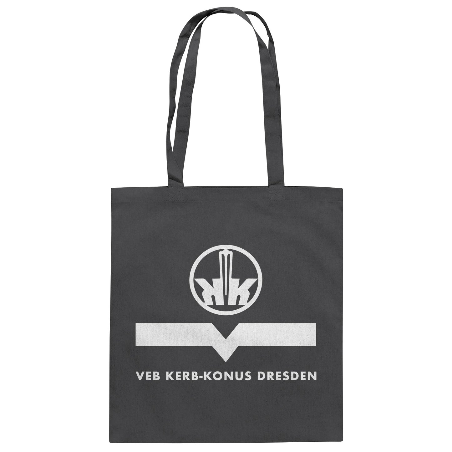 DDR Ostalgie Baumwolltasche • VEB KERB-KONUS DRESDEN