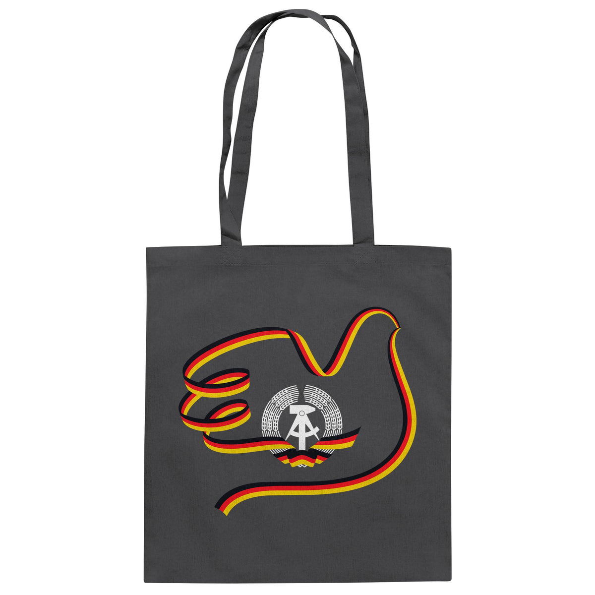 DDR Ostalgie Baumwolltasche • DDR - 40 JAHRE FRIEDEN IN DEUTSCHLAND (ORIGINAL-PLAKAT)