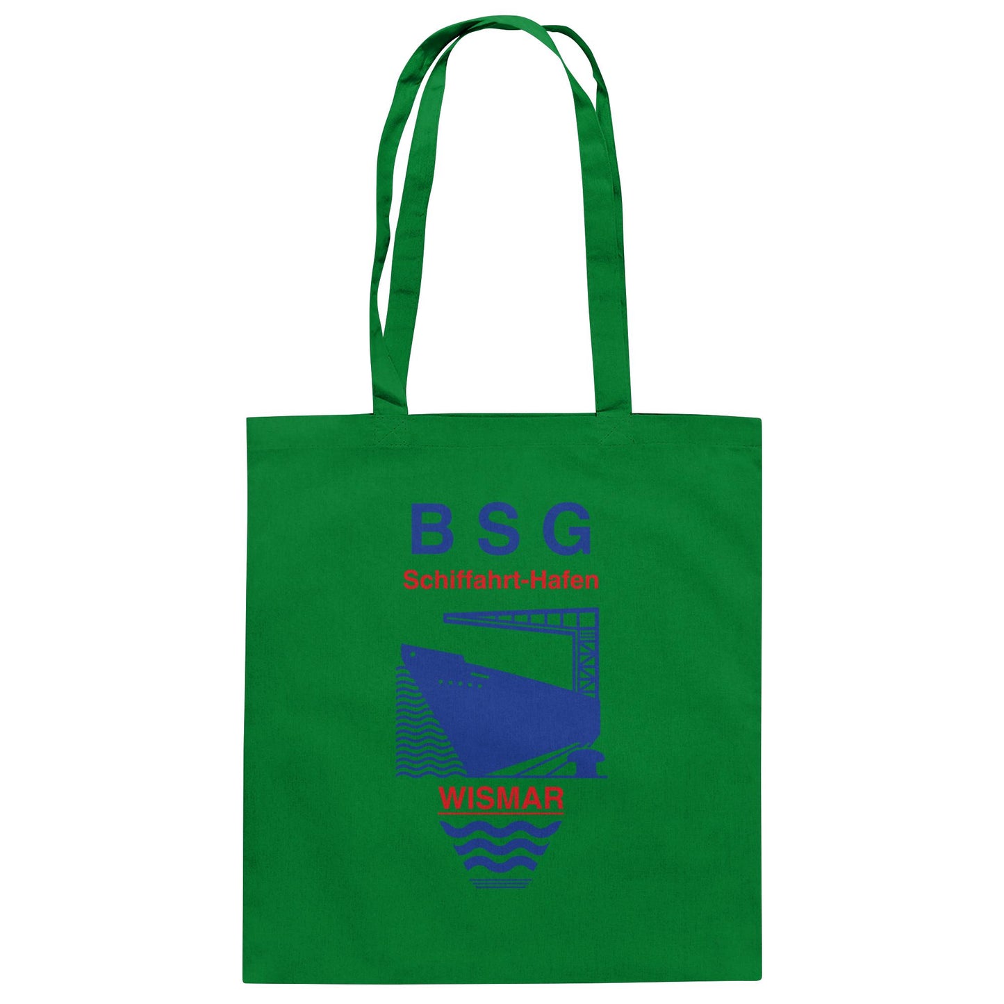 DDR Ostalgie Baumwolltasche • BSG SCHIFFAHRT HAFEN WISMAR