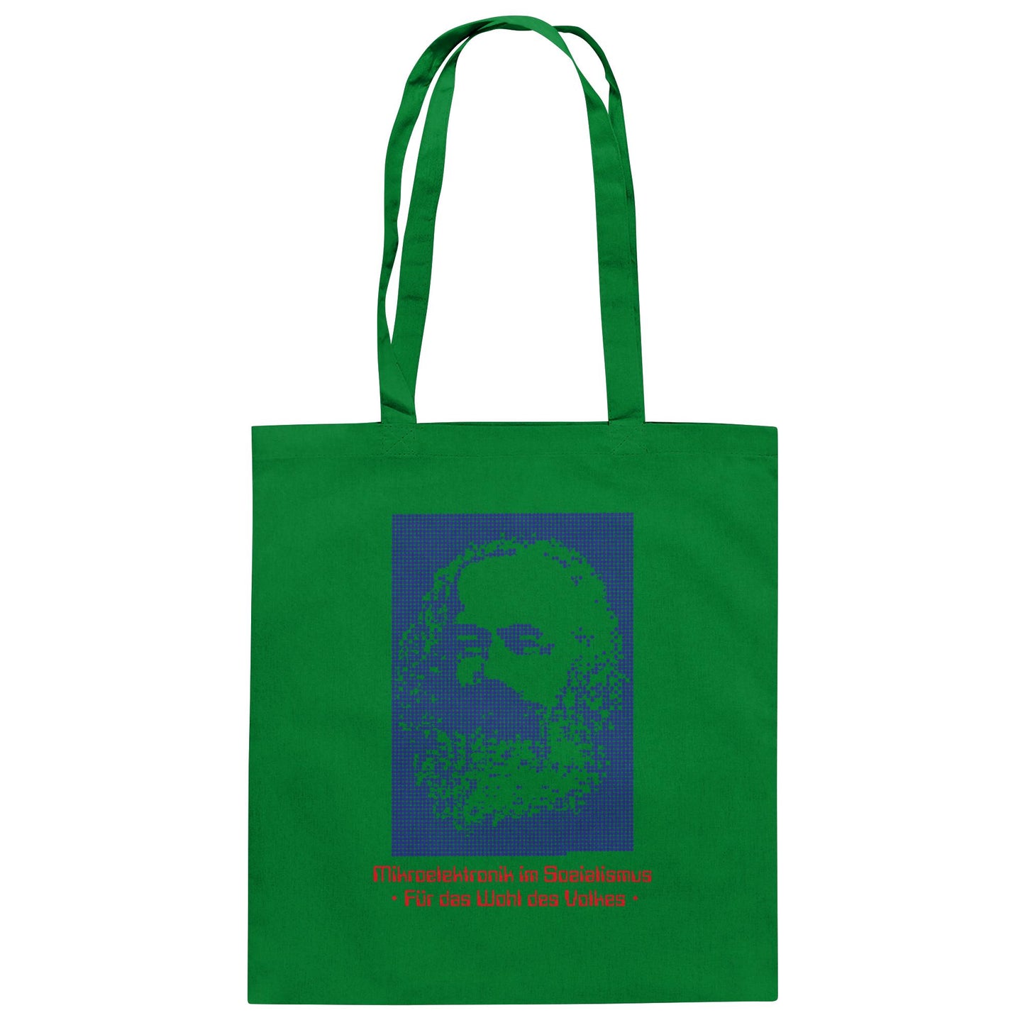 DDR Ostalgie Baumwolltasche • DDR MIKROELEKTRONIK FÜR DAS WOHL DES VOLKES (ORIGINAL POSTER)