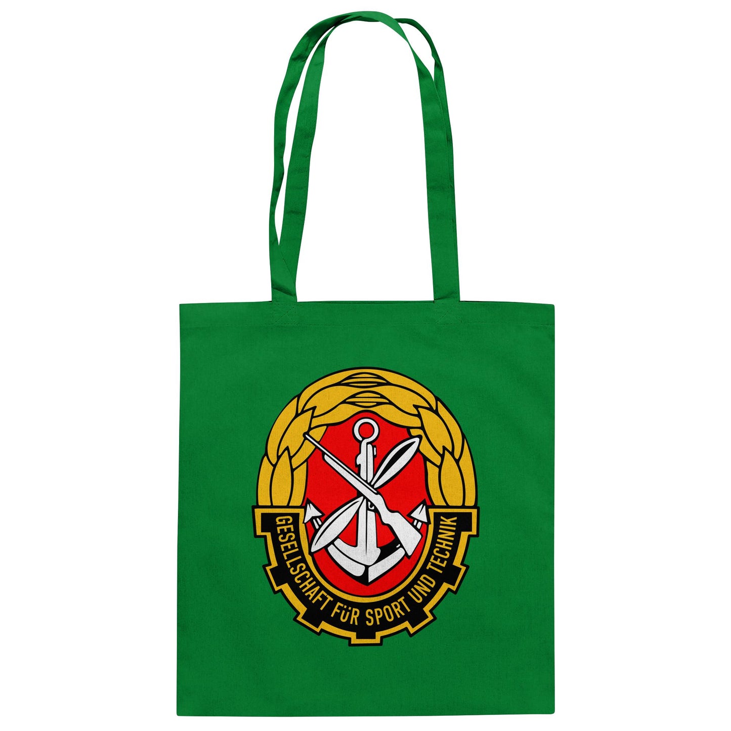 DDR Ostalgie Baumwolltasche • GST - GESELLSCHAFT FÜR SPORT UND TECHNIK