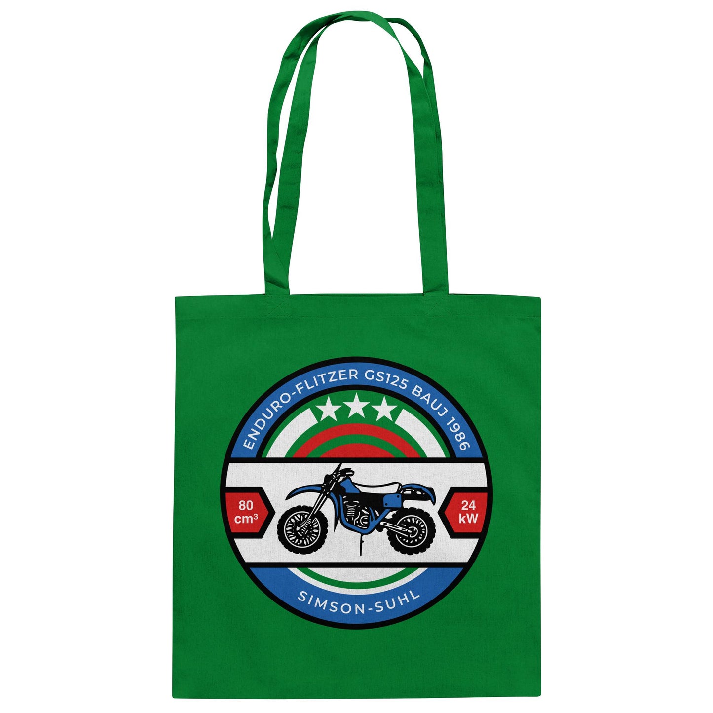 DDR Ostalgie Baumwolltasche • SIMSON ENDURO GS125 - ORIGINAL BIERDECKEL