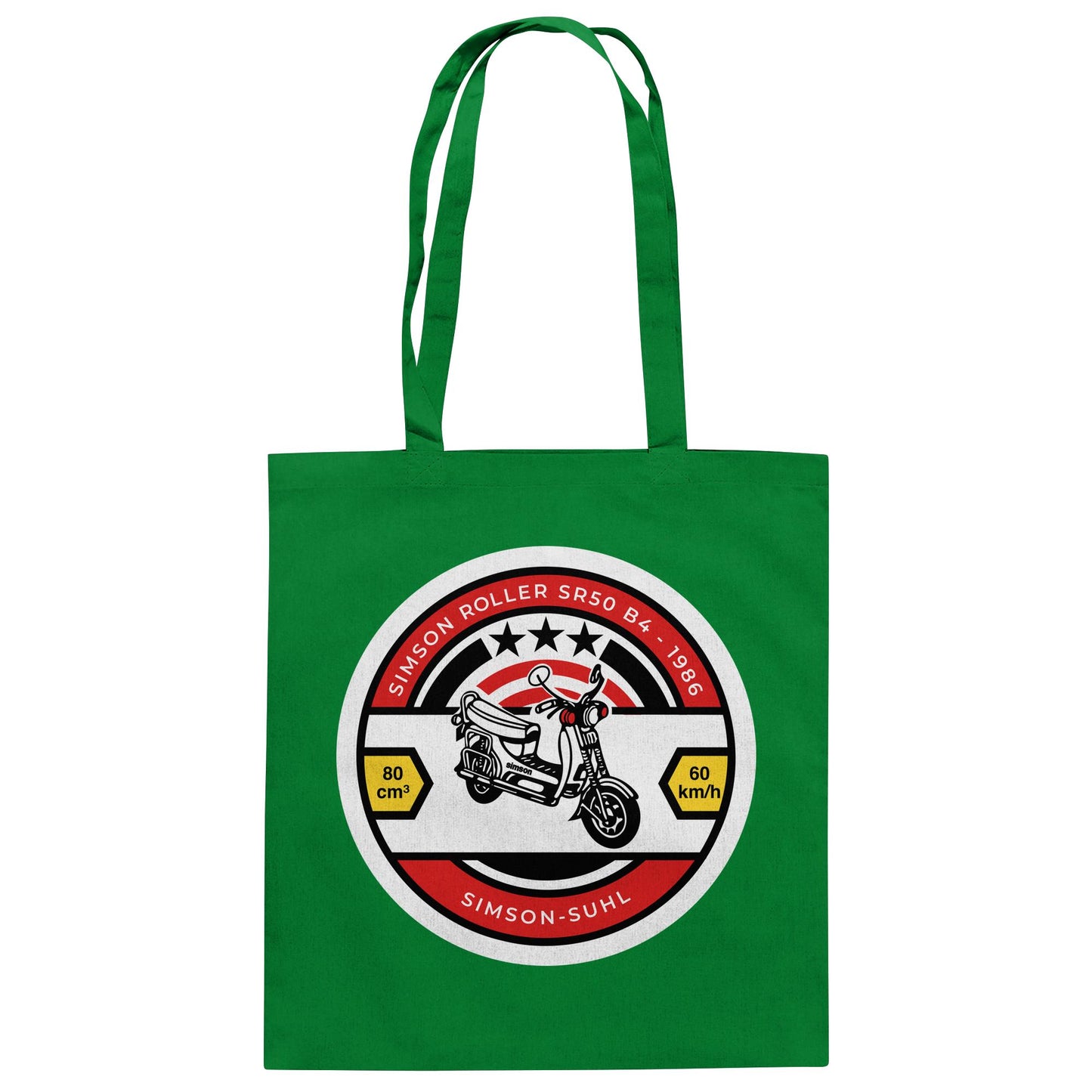 DDR Ostalgie Baumwolltasche • SIMSON SR50 - ORIGINAL BIERDECKEL