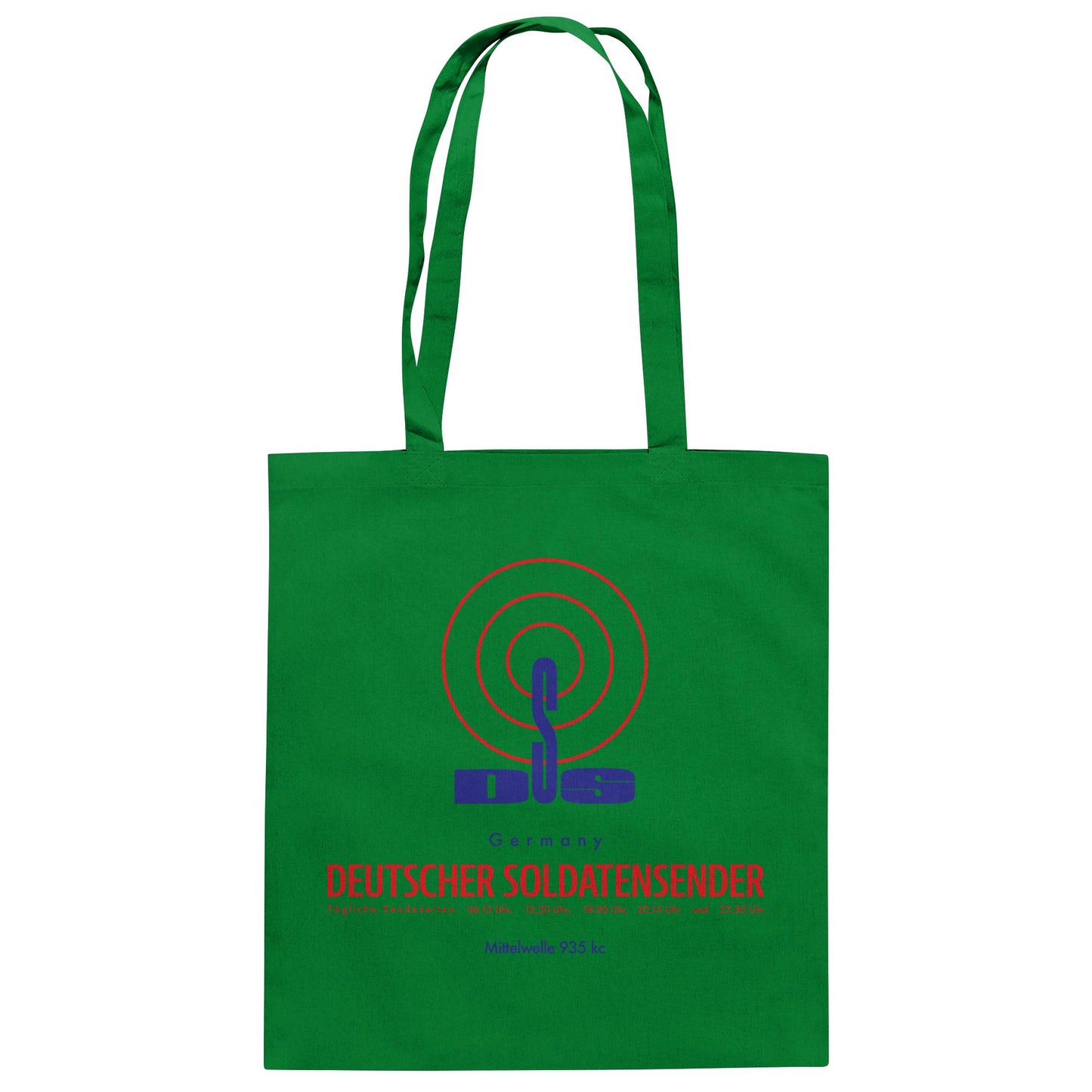 DDR Ostalgie Baumwolltasche • DEUTSCHER SOLDATENSENDER BERLIN